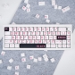 Big Pink 104+29 PBT Dye-subbed Keycap Set Cherry Profile Compatible with ANSI Mechanical Keyboard